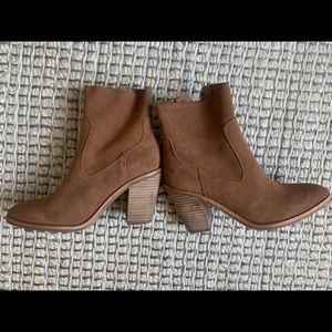 Treasure and Bond cognac booties